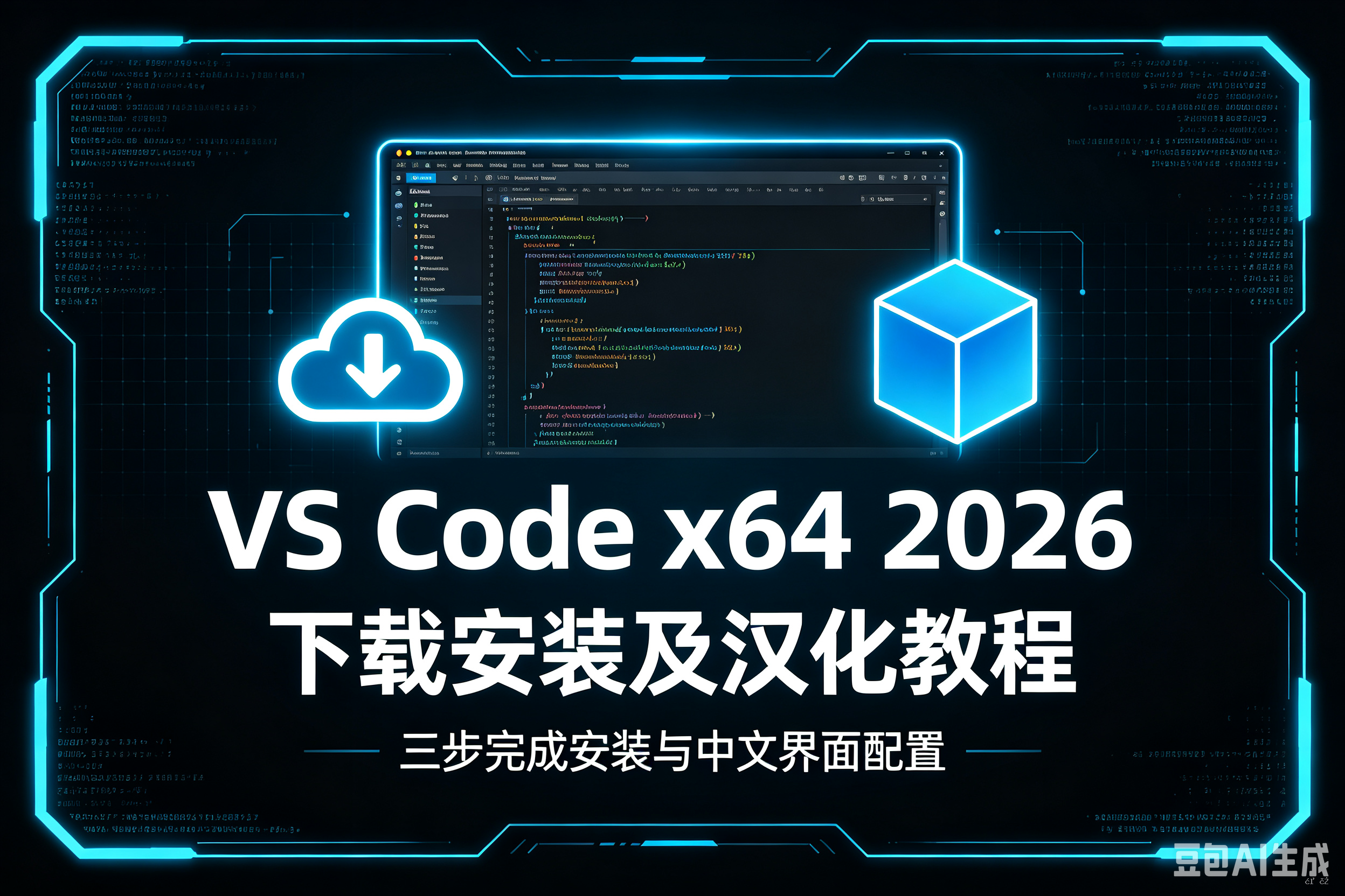 VS Code x64 2026 下载安装及汉化教程-资源刺客