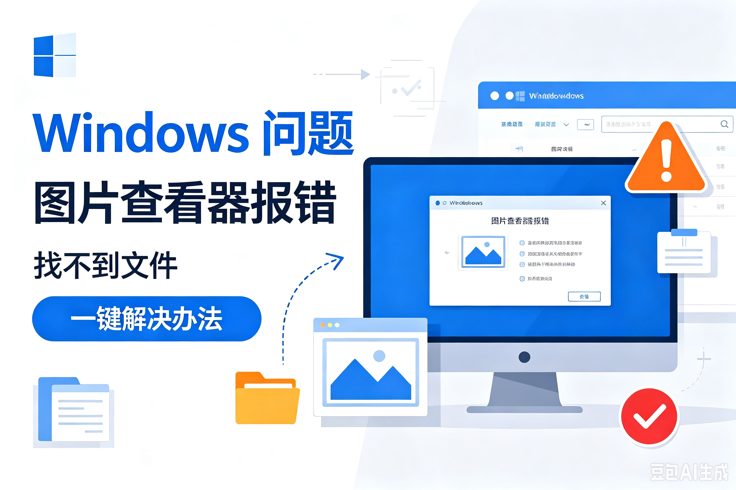 [Windows 问题]自带的图片查看器报错找不到文件的解决办法！-资源刺客